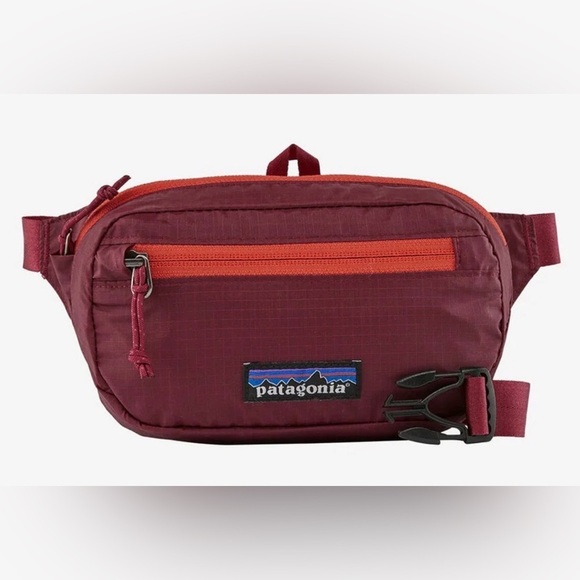 Patagonia Accessories - Patagonia Maroon Ultralight Black Hole Mini Hip Pack